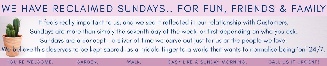 Reclaiming Sundays. Sliver of time for ourselves