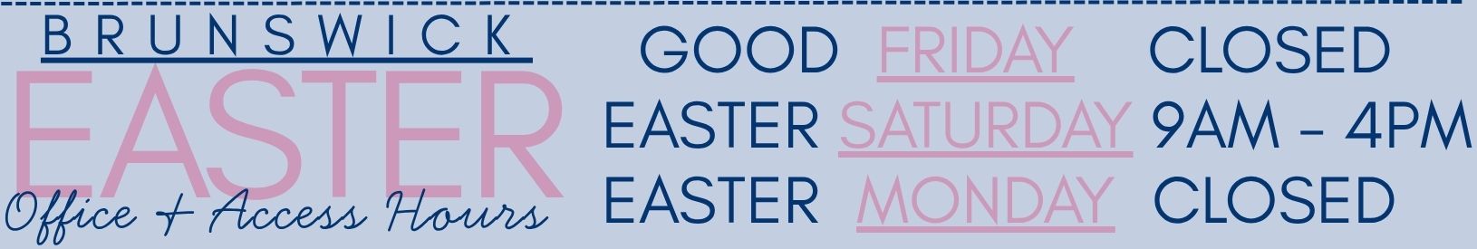 Easter open and closed times